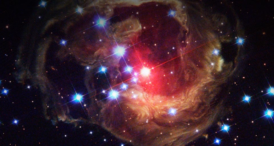麒麟座中的v838星(STScI/NASA/Corbis ©) - 2010/07/28 麒麟座中的v838星(STScI/NASA/Corbis ©) - 2010/07/28