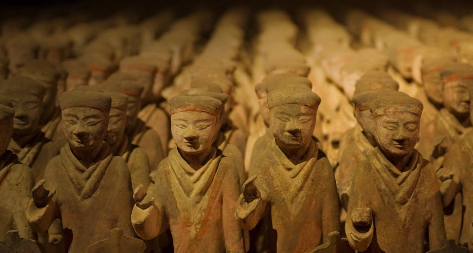 中国咸阳出土的西汉兵马俑(Shigeki Tanaka/Oriental Touch/age fotostock ©) - 2010/09/27 中国咸阳出土的西汉兵马俑(Shigeki Tanaka/Oriental Touch/age fotostock ©) - 2010/09/27