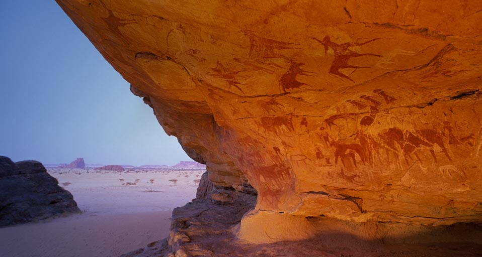 非洲乍得新石器时代的岩画(George Steinmetz/Corbis ©) - 2010/11/13 非洲乍得新石器时代的岩画(George Steinmetz/Corbis ©) - 2010/11/13