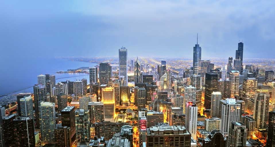 芝加哥夜景(Anjan Hegde/Getty Images ©) - 2010/12/05 芝加哥夜景(Anjan Hegde/Getty Images ©) - 2010/12/05