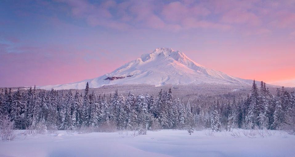 俄勒冈州胡德山的日出(Marc Adamus/Aurora Photos ©) - 2011/02/14 俄勒冈州胡德山的日出(Marc Adamus/Aurora Photos ©) - 2011/02/14