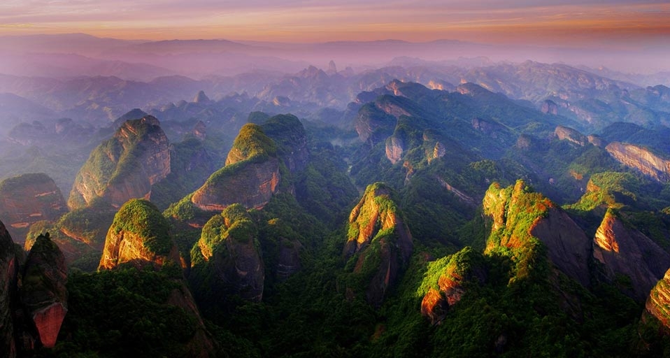 湖南崀山日落美景(Tao Images/Photolibrary ©) - 2011/02/17 湖南崀山日落美景(Tao Images/Photolibrary ©) - 2011/02/17