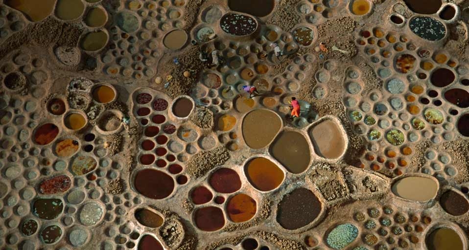 航拍尼日尔盐池(George Steinmetz/Corbis ©) - 2011/05/25 航拍尼日尔盐池(George Steinmetz/Corbis ©) - 2011/05/25