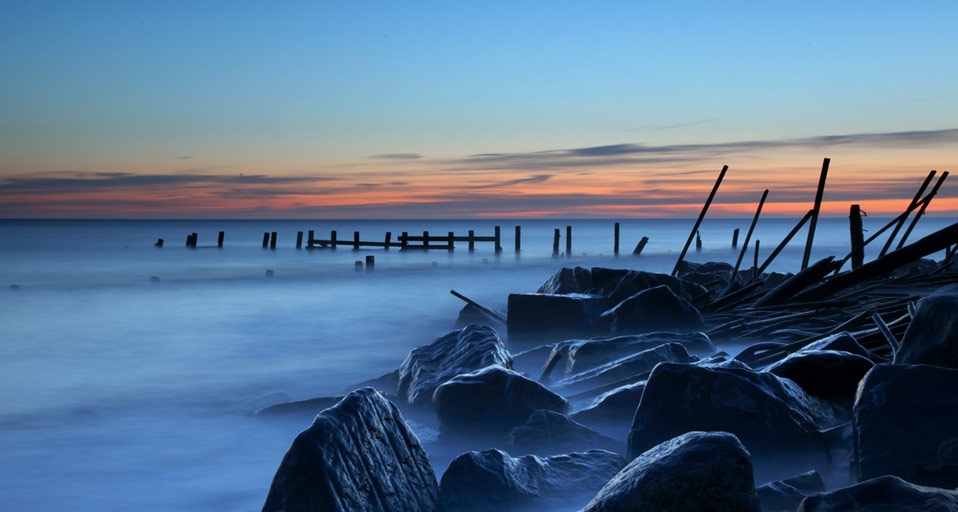 英国海岸线上的堤坝(Tim Harris ©) - 2011/08/21 英国海岸线上的堤坝(Tim Harris ©) - 2011/08/21