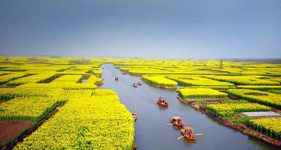 2009年4月6日,在江苏省兴化市附近乘船赏花的游人(© Wang Kaicheng/Xinhua Press/Corbis) ©) - 2012/06/03 2009年4月6日,在江苏省兴化市附近乘船赏花的游人(© Wang Kaicheng/Xinhua Press/Corbis) ©) - 2012/06/03
