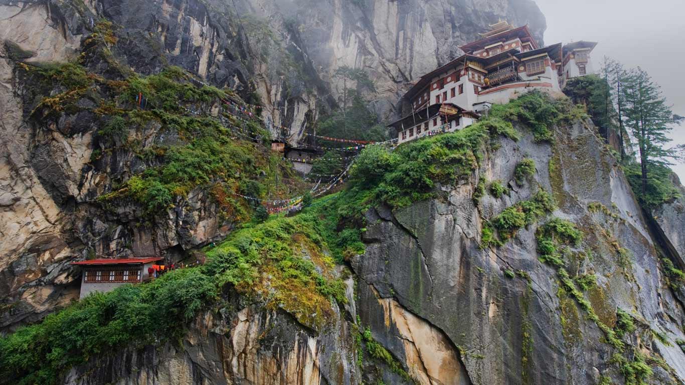 不丹帕罗河谷上的虎穴寺(© Christian Kober/Getty Images) - 2013/06/03 不丹帕罗河谷上的虎穴寺(© Christian Kober/Getty Images) - 2013/06/03