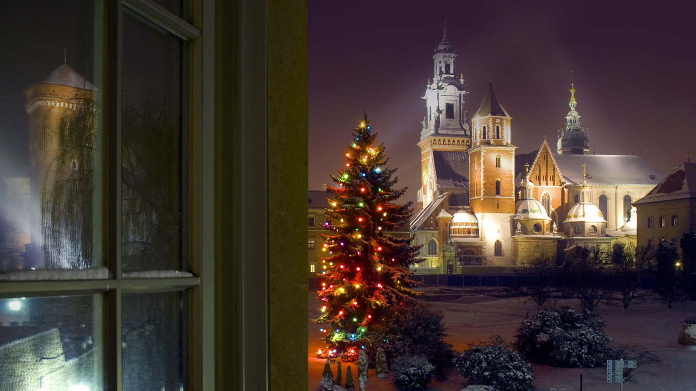 波兰克拉科夫的瓦维尔城堡(© Danuta Hyniewska/age fotostock) - 2013/12/25 波兰克拉科夫的瓦维尔城堡(© Danuta Hyniewska/age fotostock) - 2013/12/25