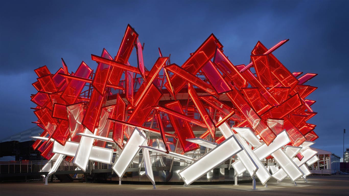 2012年伦敦可口可乐节奏空间,建筑师:Asif Khan & Pernilla Ohrstedt(© Hufton and Crow/VIEW/Corbis) - 2014/01/26 2012年伦敦可口可乐节奏空间,建筑师:Asif Khan & Pernilla Ohrstedt(© Hufton and Crow/VIEW/Corbis) - 2014/01/26