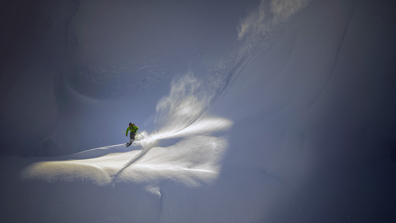 华盛顿北瀑布国家公园贝克山滑雪场的滑雪者(© Jay Goodrich/Tandem Stock) - 2014/02/24 华盛顿北瀑布国家公园贝克山滑雪场的滑雪者(© Jay Goodrich/Tandem Stock) - 2014/02/24