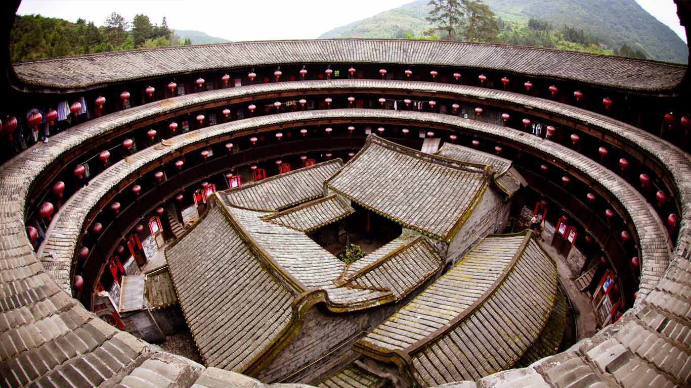 福建永定县的传统客家土楼(© Kenny Chow Kmdd/Flickr/Getty Images) - 2014/03/24 福建永定县的传统客家土楼(© Kenny Chow Kmdd/Flickr/Getty Images) - 2014/03/24