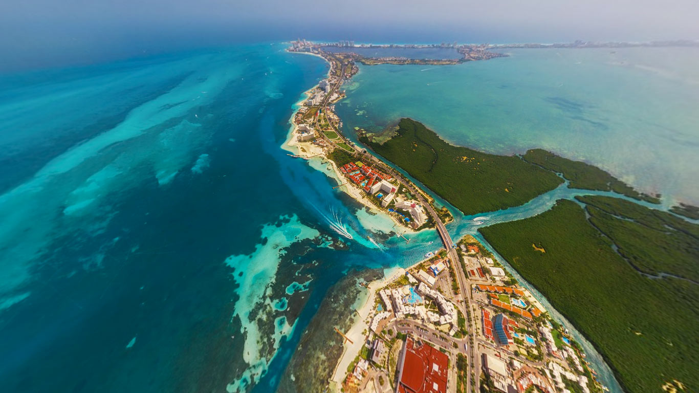 墨西哥坎昆全景(© AirPano Ltd) - 2014/03/27 墨西哥坎昆全景(© AirPano Ltd) - 2014/03/27