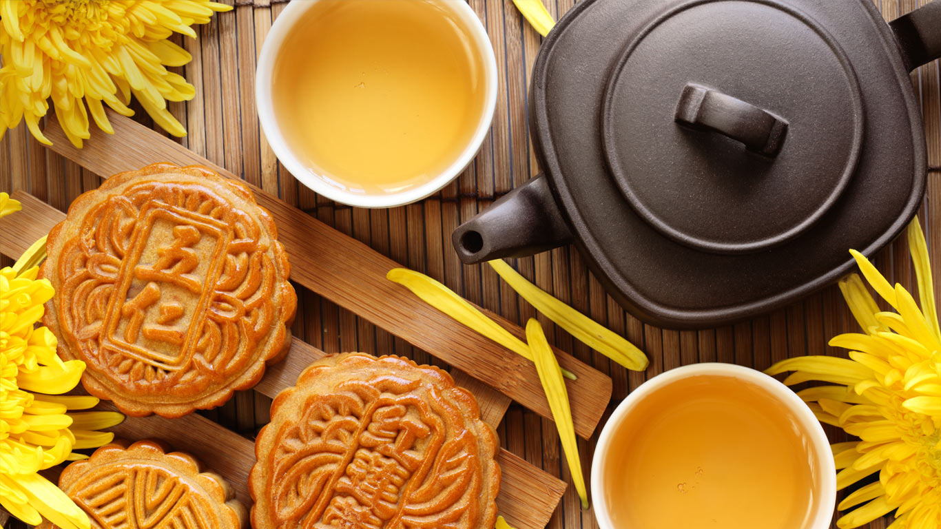 月饼与茶(© Li Ding/Alamy) - 2014/09/07 月饼与茶(© Li Ding/Alamy) - 2014/09/07