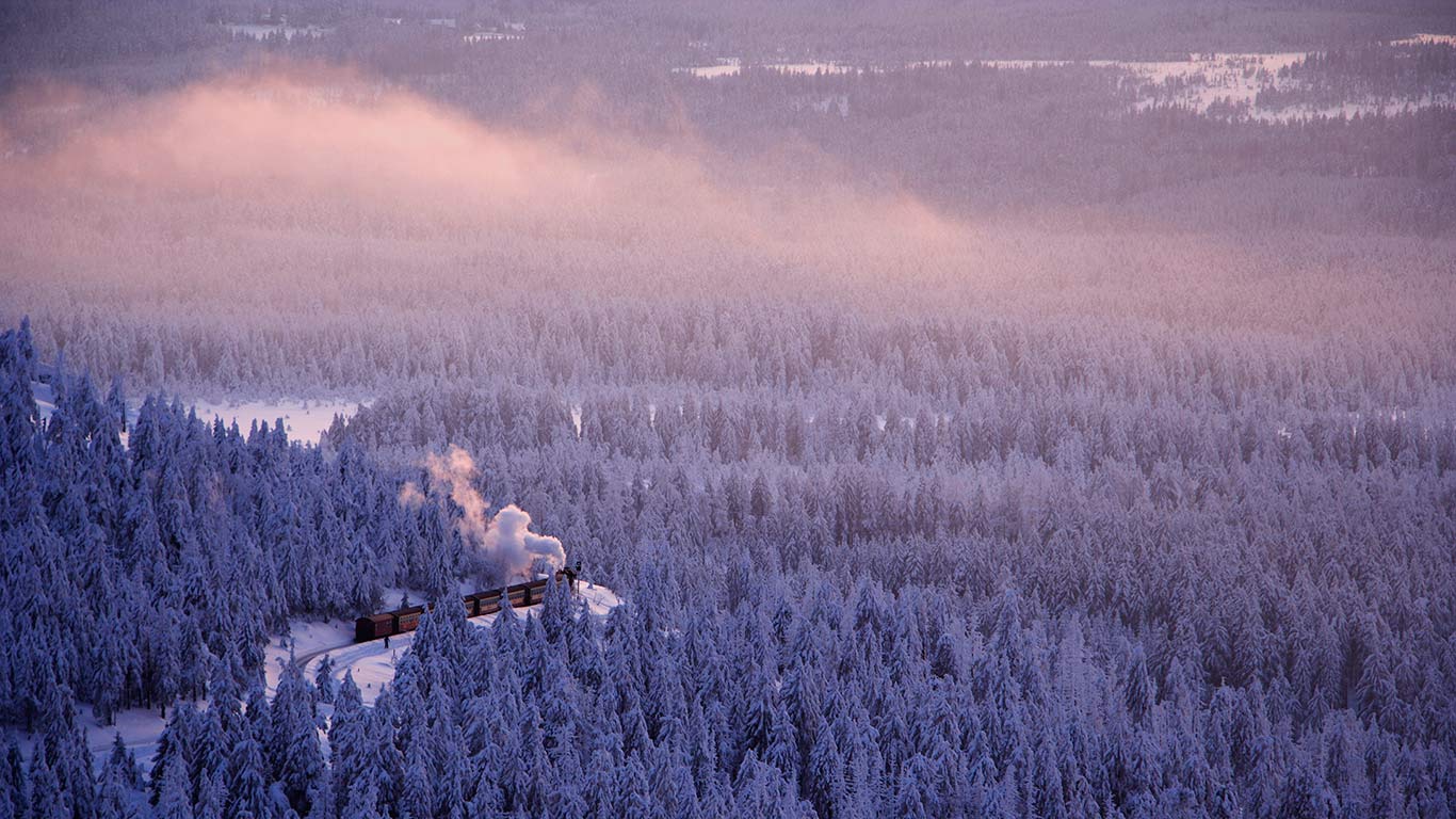 德国, 哈尔茨山脉的布罗肯铁路(© Rudi Sebastian/age fotostock) - 2015/12/30 德国, 哈尔茨山脉的布罗肯铁路(© Rudi Sebastian/age fotostock) - 2015/12/30