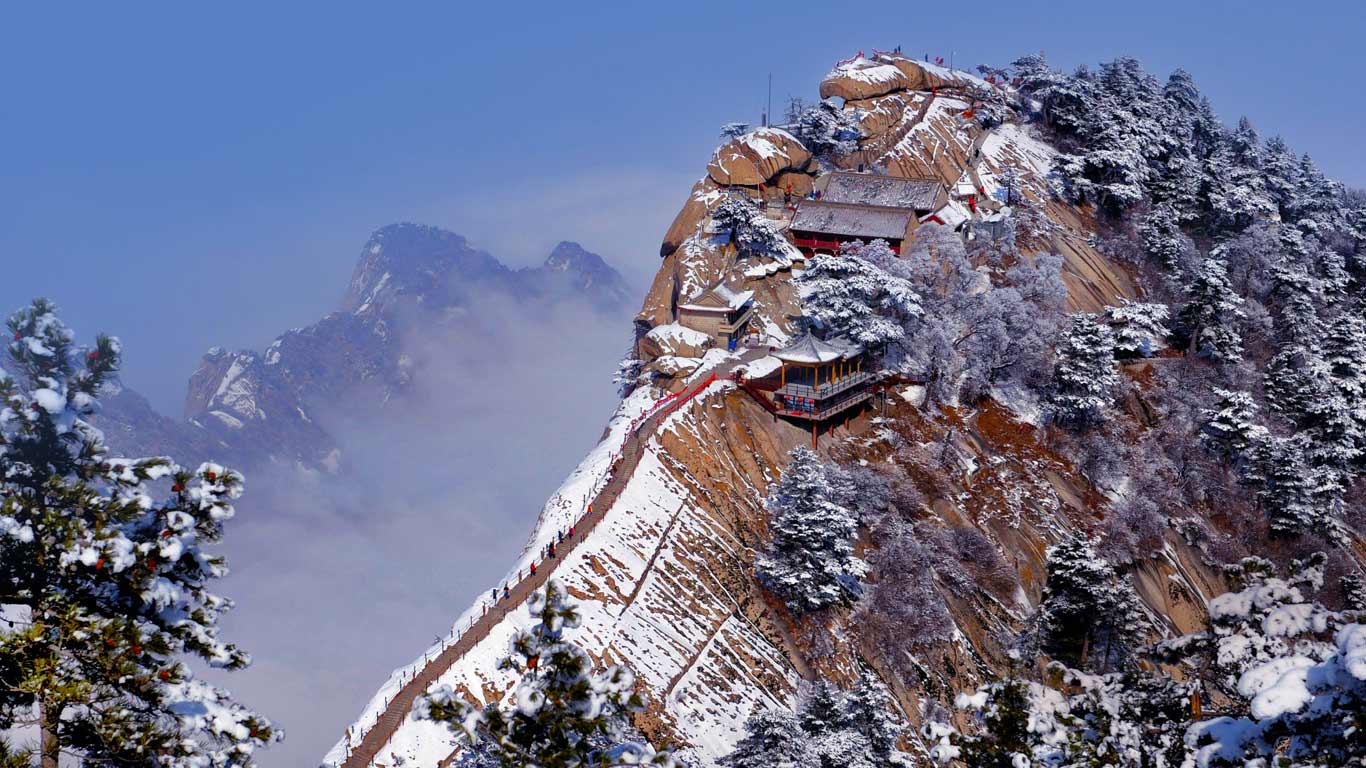 中国,陕西省,华山 (© Tao Ming/REX Shutterstock) - 2016/02/23 中国,陕西省,华山 (© Tao Ming/REX Shutterstock) - 2016/02/23