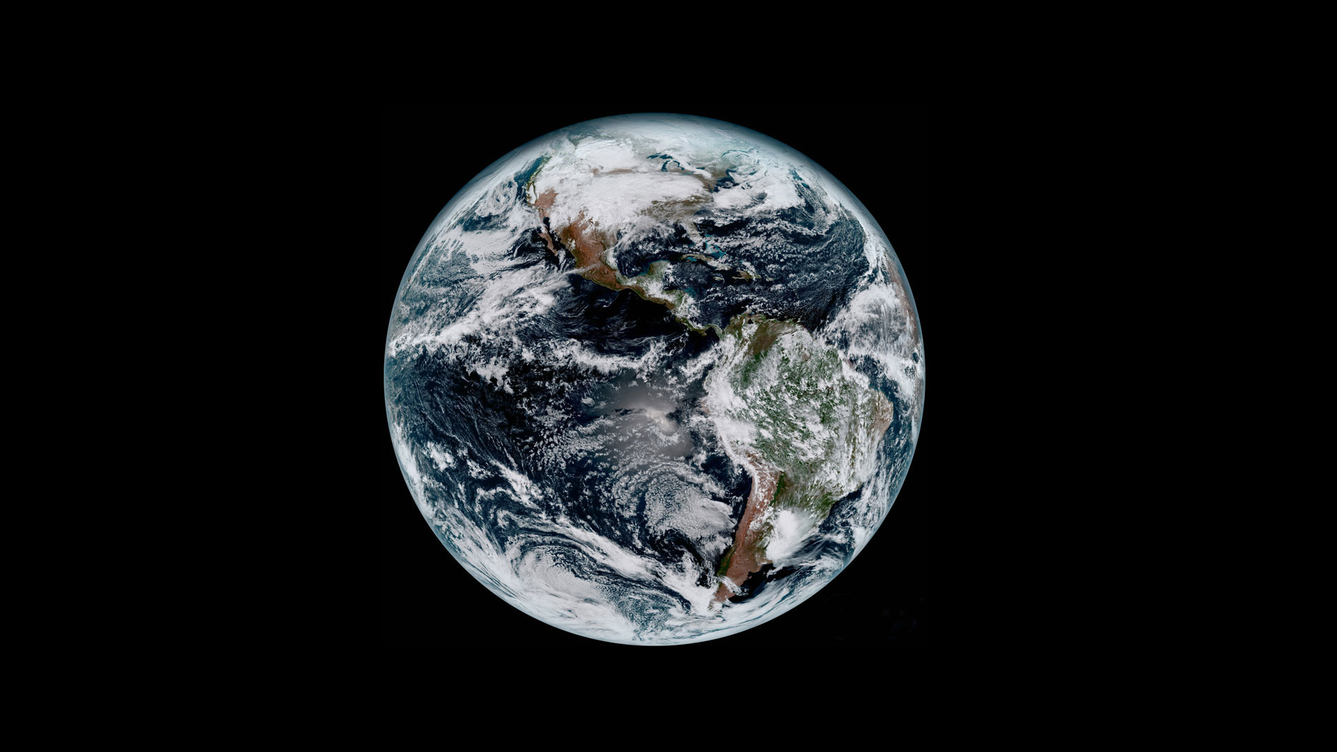 从太空中拍摄到的地球 (© NOAA) - 2017/04/22 从太空中拍摄到的地球 (© NOAA) - 2017/04/22