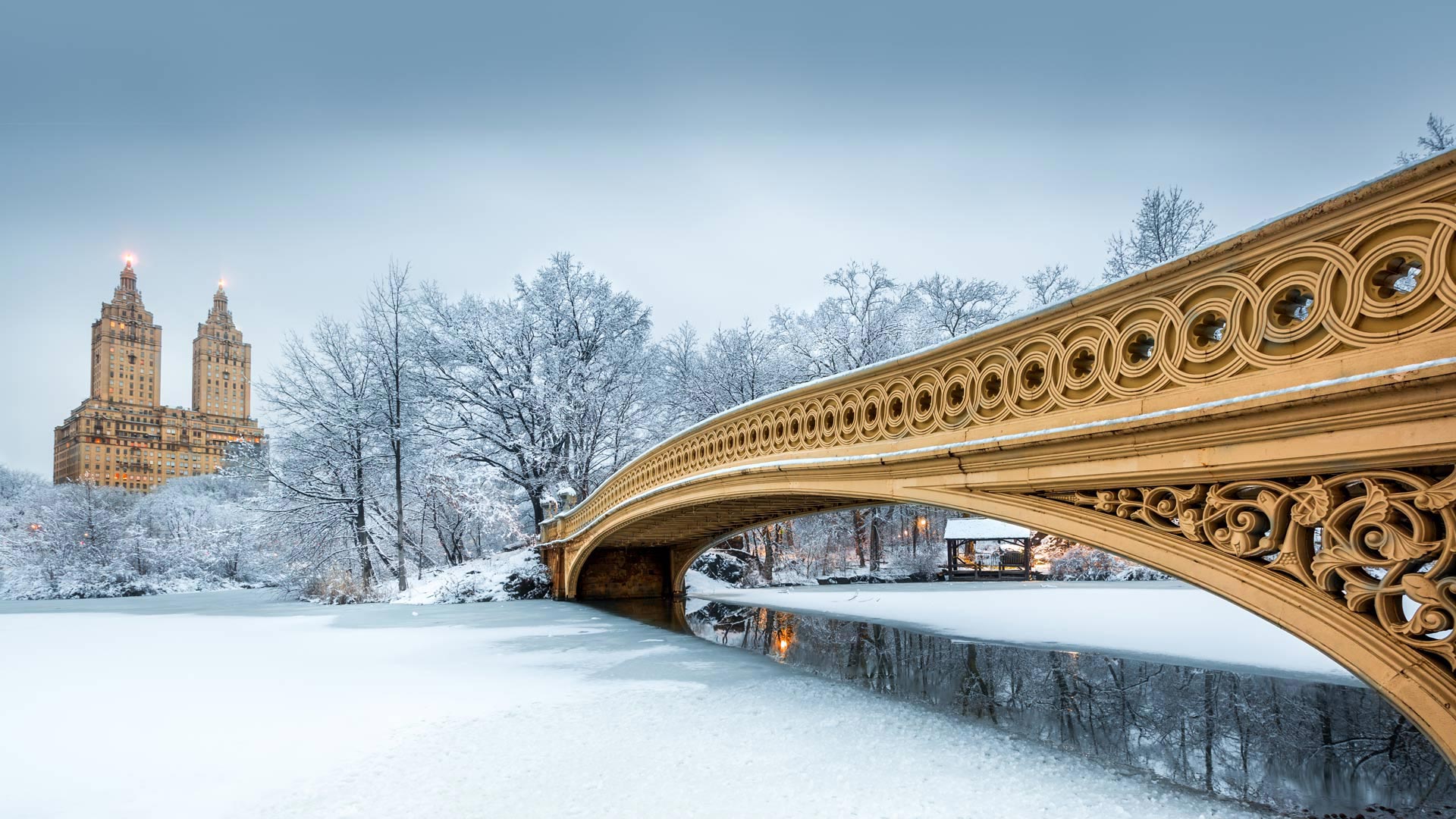 中央公园的弓桥,美国纽约市 (© Ultima Gaina/iStock/Getty Images Plus) - 2018/01/11 中央公园的弓桥,美国纽约市 (© Ultima Gaina/iStock/Getty Images Plus) - 2018/01/11