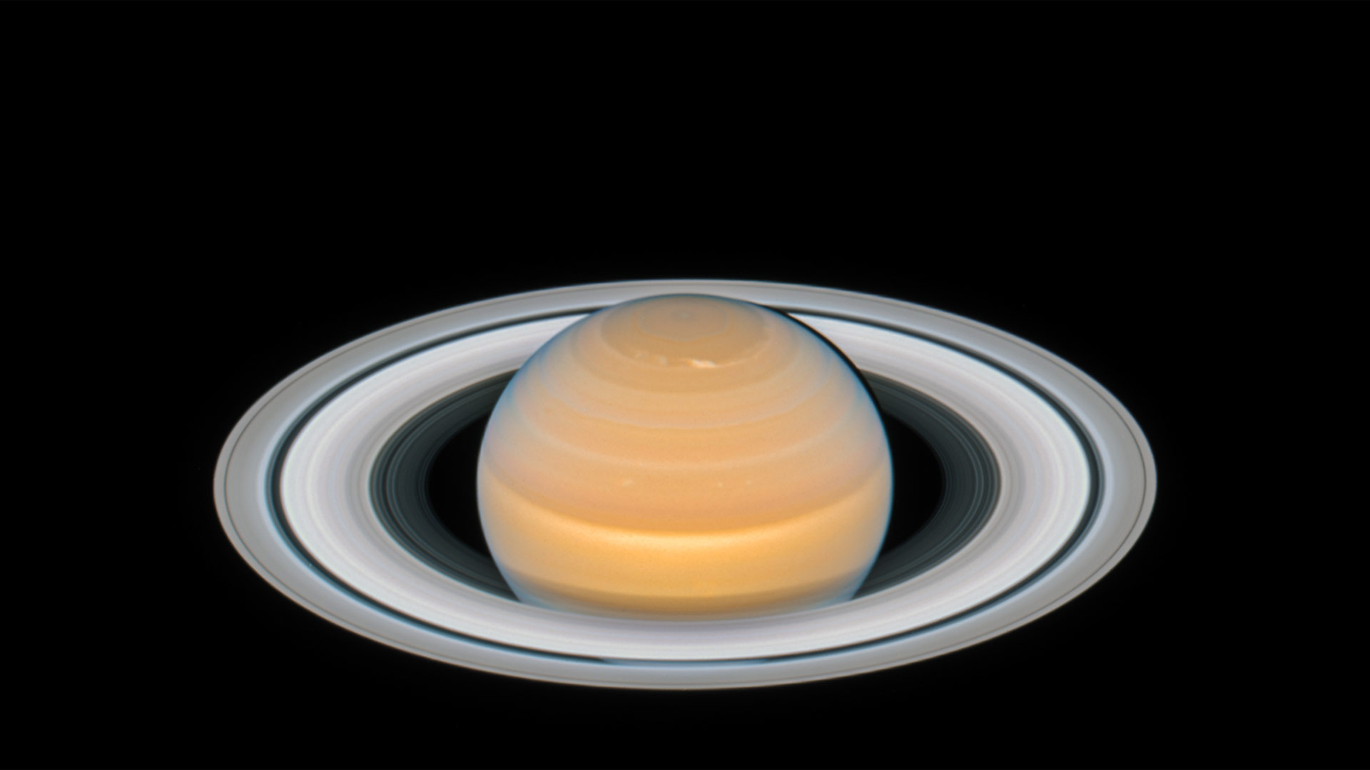 哈勃望远镜下的土星 (© NASA) - 2018/10/10 哈勃望远镜下的土星 (© NASA) - 2018/10/10