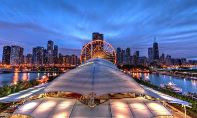 滨水变色龙&nbsp;&nbsp;|&nbsp;&nbsp;海军码头，芝加哥，伊利诺伊州，美国 (&copy; Christopher.F Photography/Getty Images) - 2026/07/16