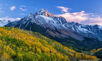 一窥科罗拉多群峰&nbsp;&nbsp;|&nbsp;&nbsp;斯奈费尔斯山，里奇韦附近的圣胡安山脉，科罗拉多州，美国 (&copy; lightphoto/Getty Images) - 2026/10/16